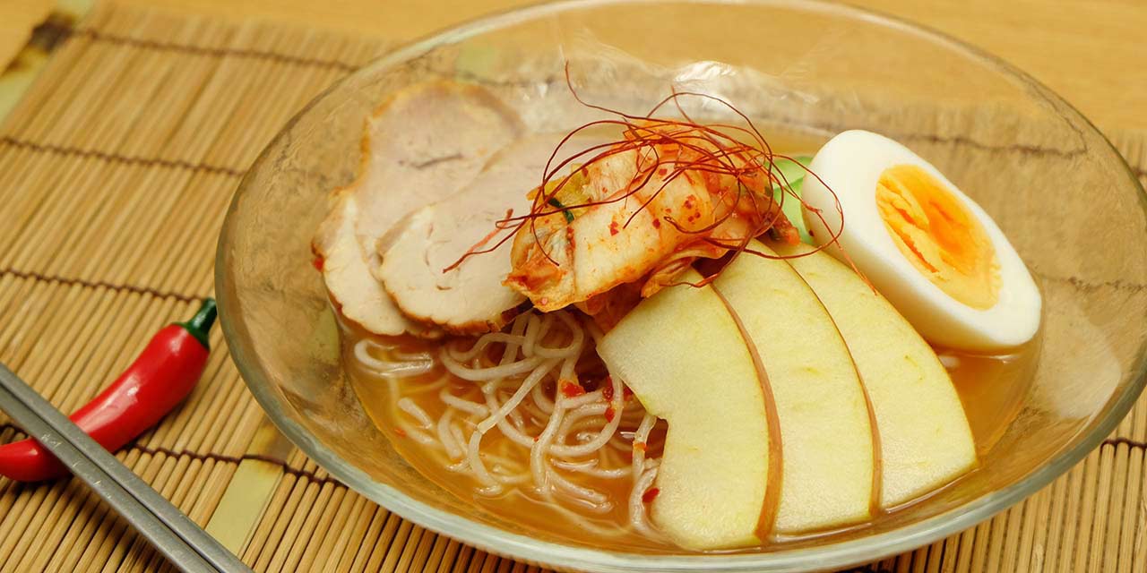 ピリ辛冷麺風スープ