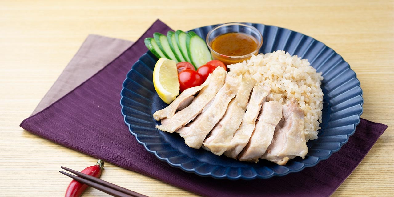 たまねぎ糀ソースのチキンライス