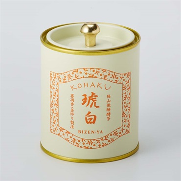 狭山微発酵茶 琥白 缶