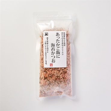 あったかご飯に海苔かつお